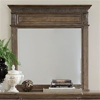 Transitional Landscape Dresser Mirror