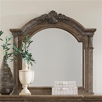 Transitional Arched Dresser Mirror 