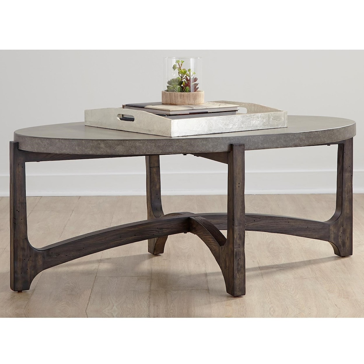 Liberty Furniture Cascade Oval Cocktail Table