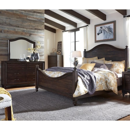 Queen Poster Bed Bedroom Group