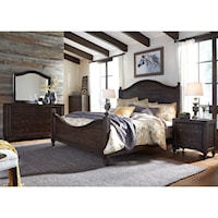 Queen Poster Bed Bedroom Group with Nightstand