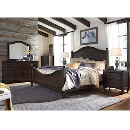 Queen Poster Bed Bedroom Group