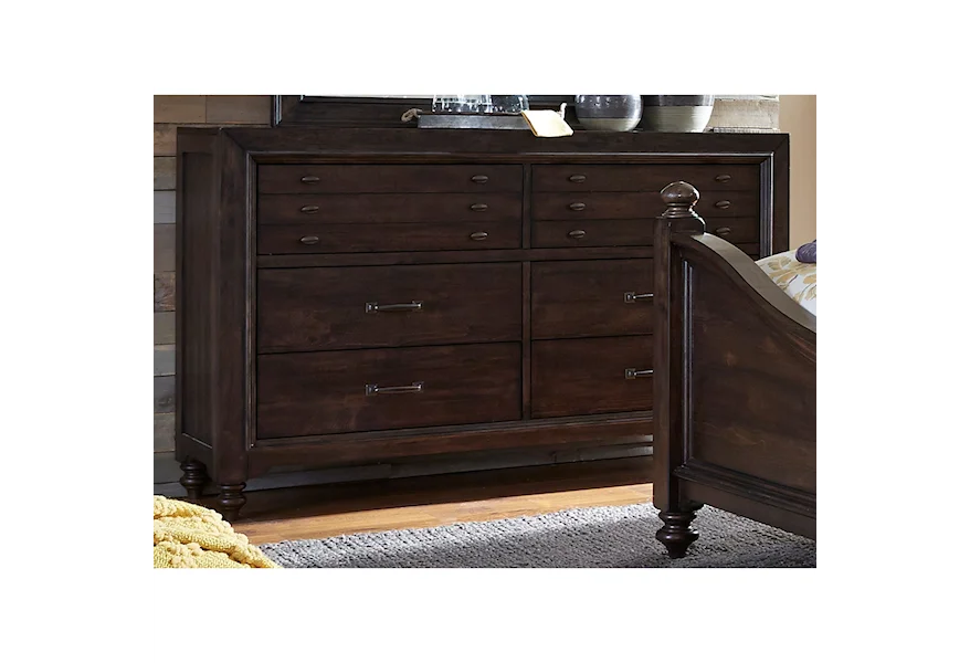 Catawba Hills Bedroom 6 Drawer Dresser by Liberty Furniture at VanDrie Home Furnishings