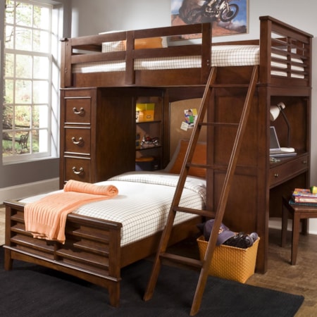 Twin Loft Bed Unit