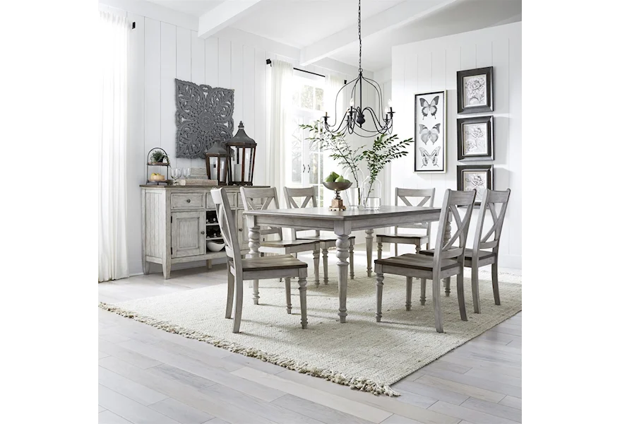 Cottage Lane Dining Room Group by Liberty Furniture at VanDrie Home Furnishings