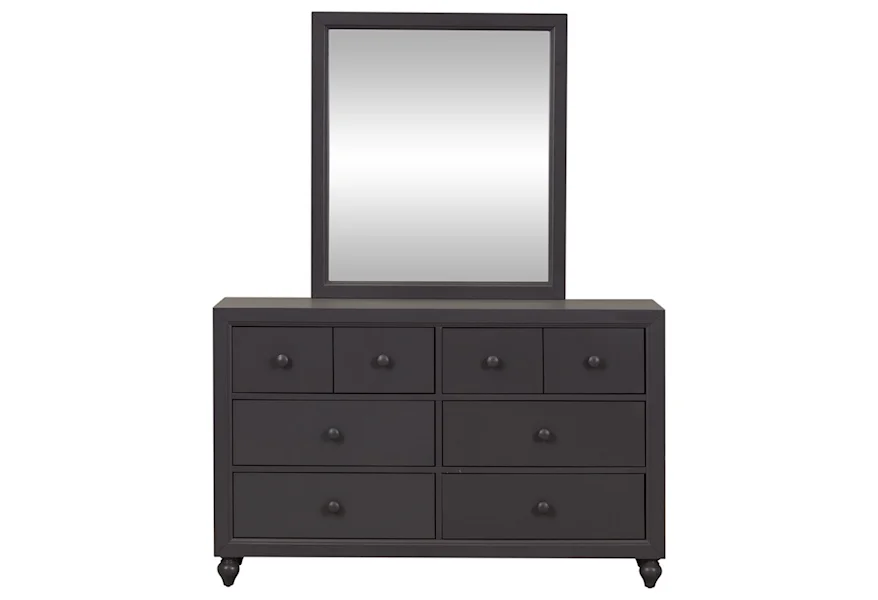 Cottage View Dresser and Mirror by Liberty Furniture at Wayside Furniture & Mattress