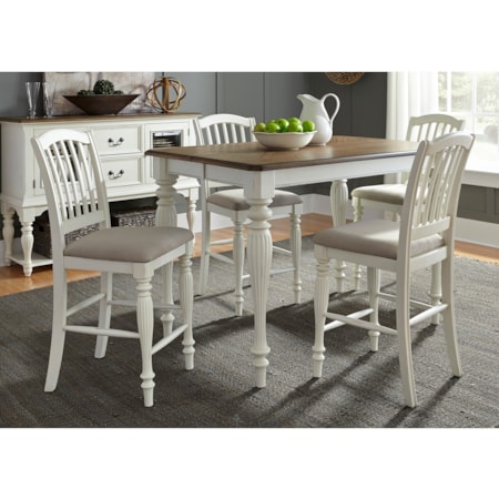 5 Piece Gathering Table Set