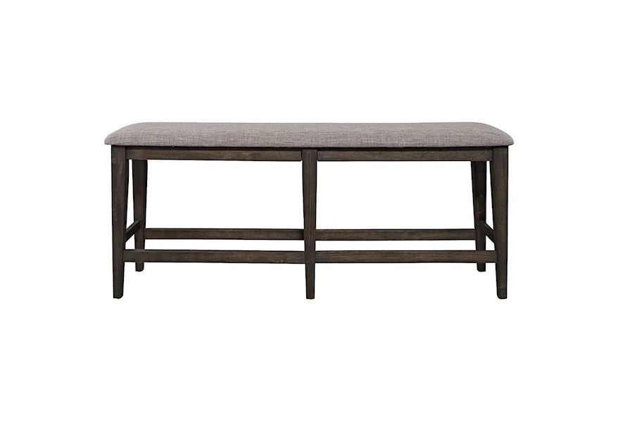 Double Bridge Counter Height Dining Bench by Liberty Furniture at VanDrie Home Furnishings