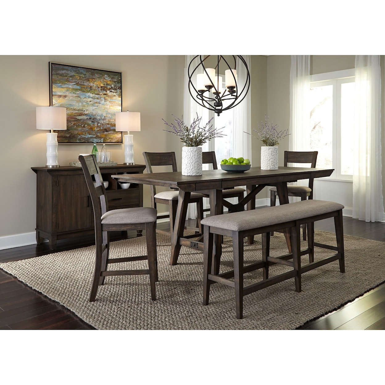 Liberty Furniture Double Bridge Dining Room Group