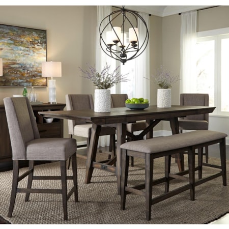 6 Piece Gathering Table Set