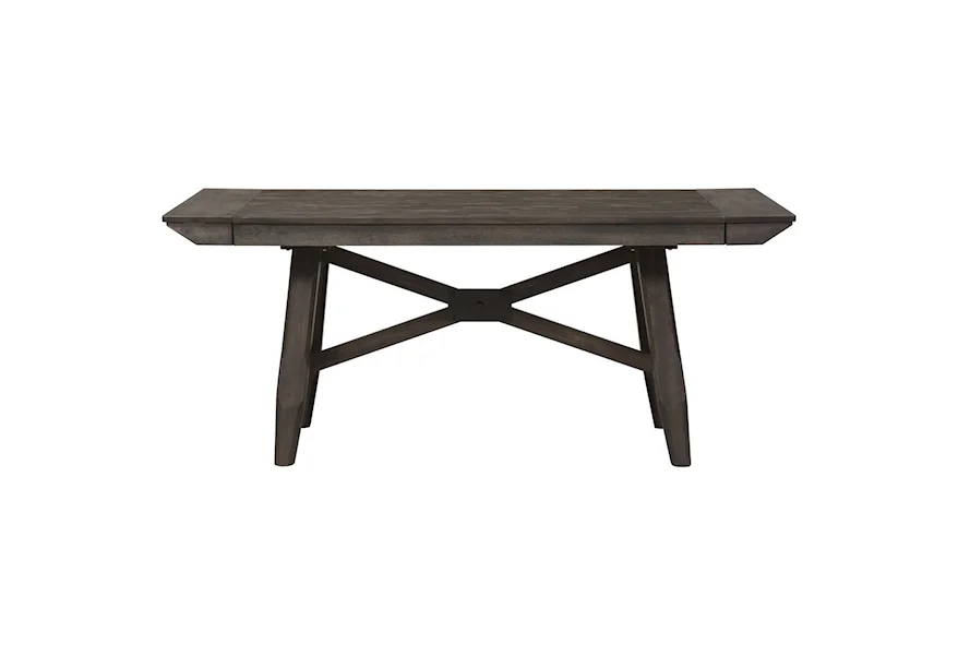 Double Bridge Trestle Table by Liberty Furniture at VanDrie Home Furnishings