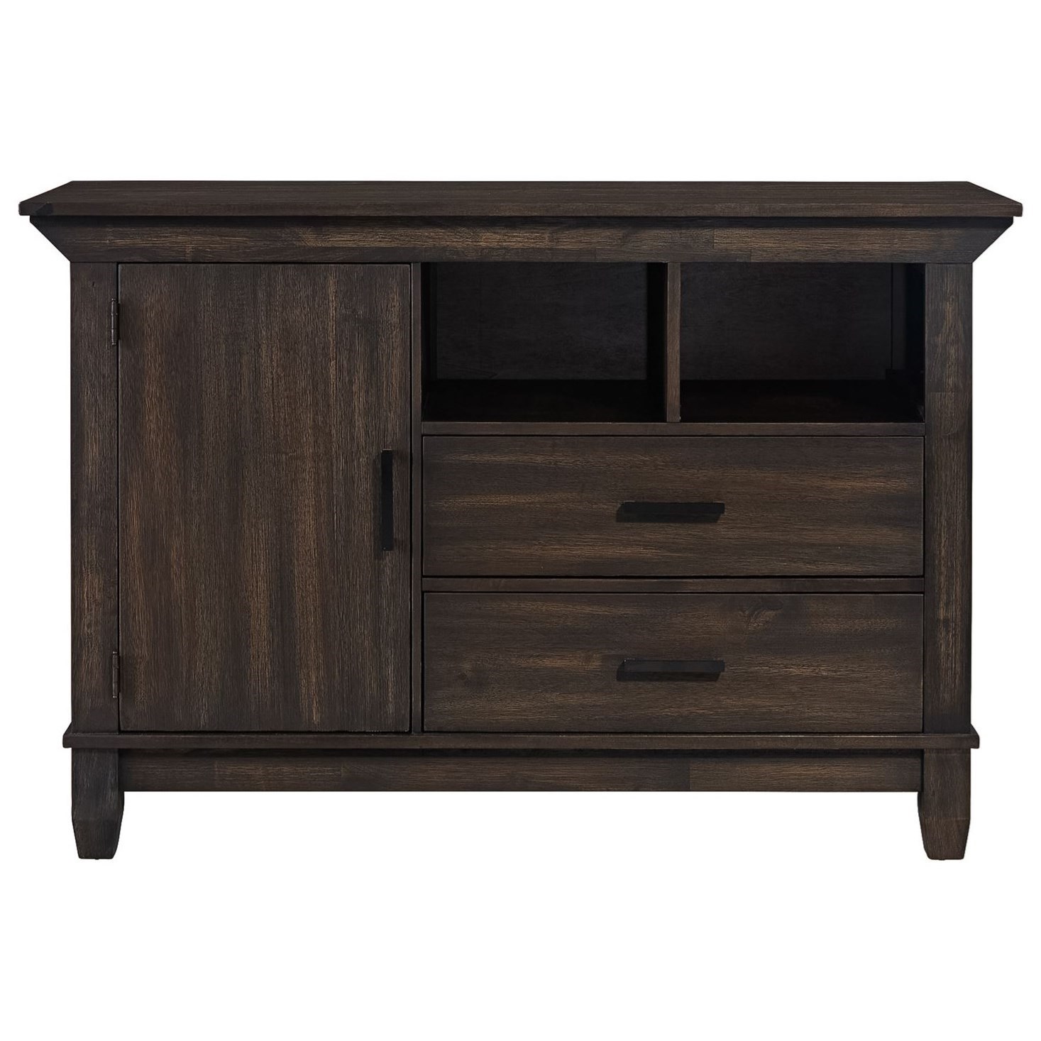 Contemporary Sideboard with Interior Adjustable Shelf