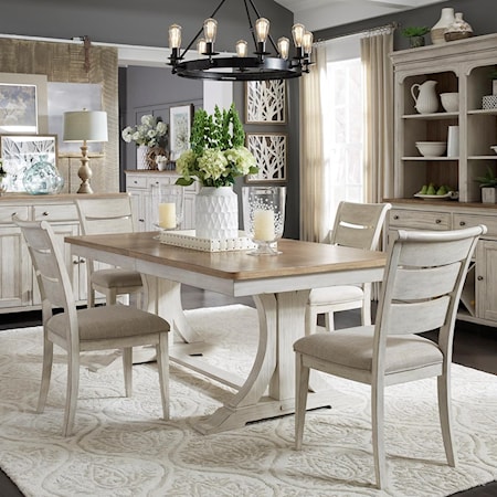 5-Piece Table and Chair Set 