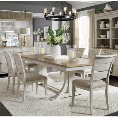 7-Piece Table and Chair Set