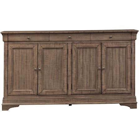 4 Door Accent Cabinet