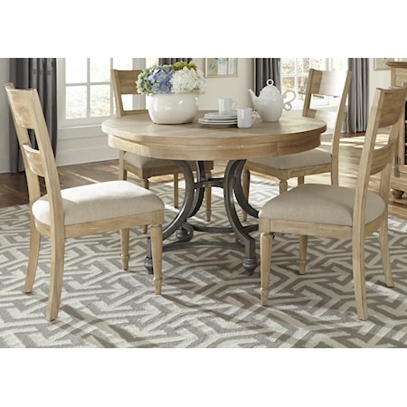 Round Table and Chair Set