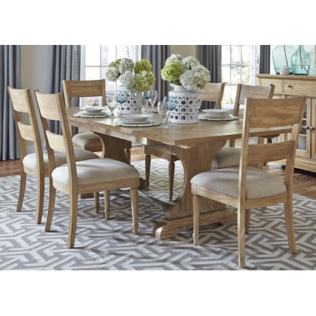 Trestle Table and Chair Set