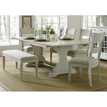 Trestle Table and Chair Set