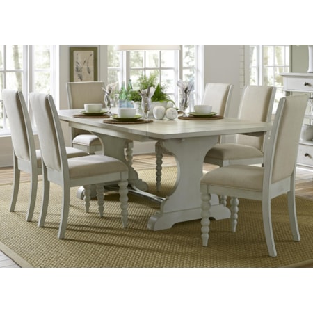 Trestle Table and Chair Set