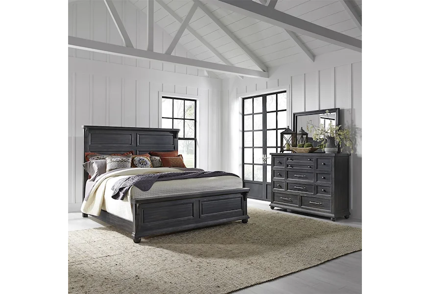 Harvest Home King Bedroom Group by Liberty Furniture at Reeds Furniture