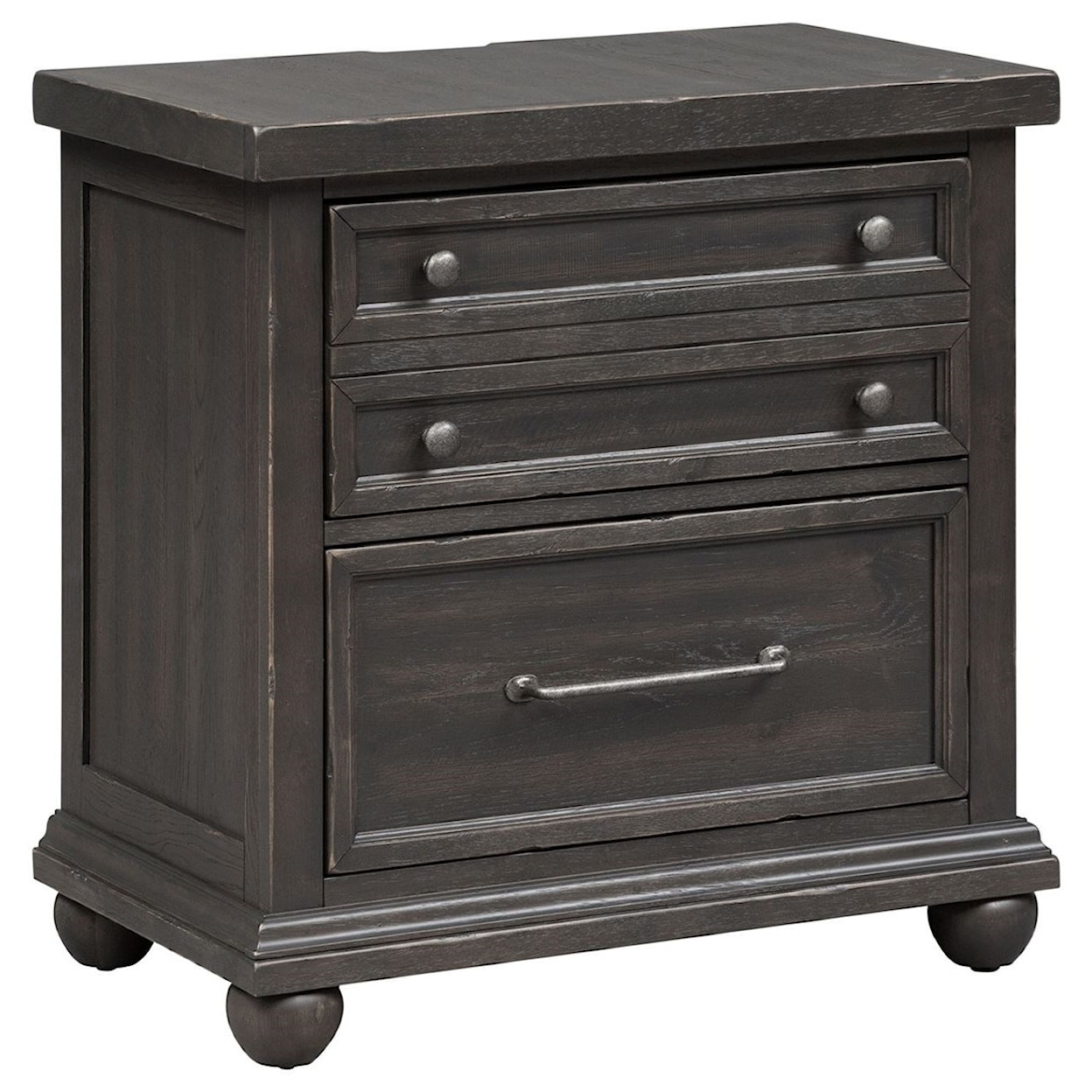 Liberty Furniture Harvest Home Night Stand with Charging Station