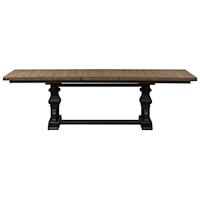 Relaxed Vintage Two-Toned Trestle Table