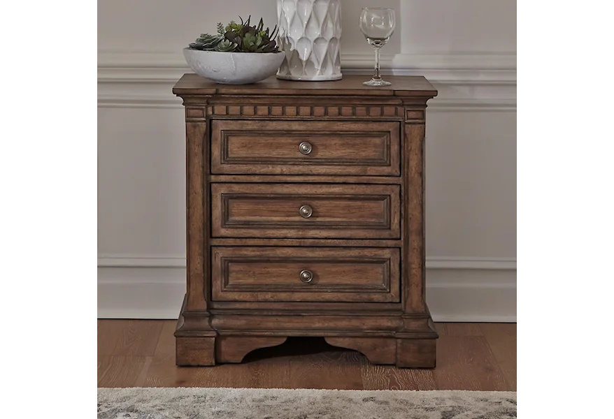 Haven Hall 3-Drawer Nightstand by Liberty Furniture at SuperStore