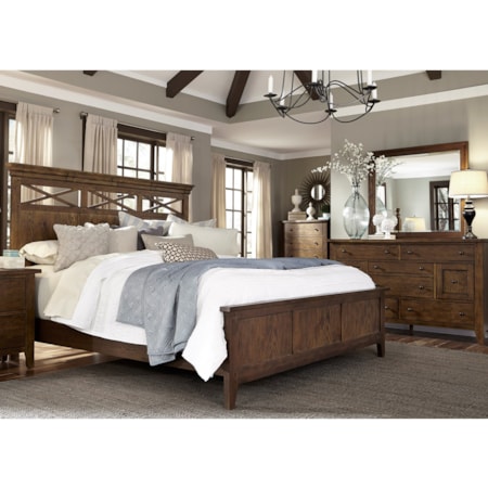 King Panel Bedroom Group