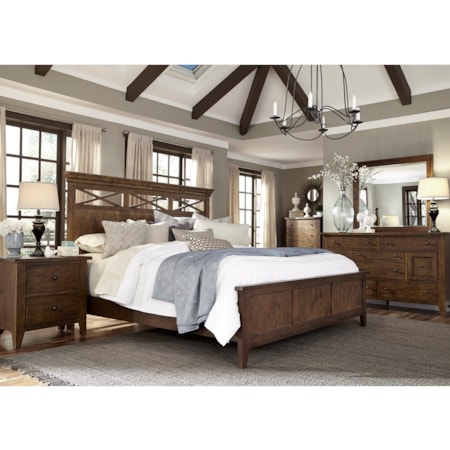 King Panel Bedroom Group