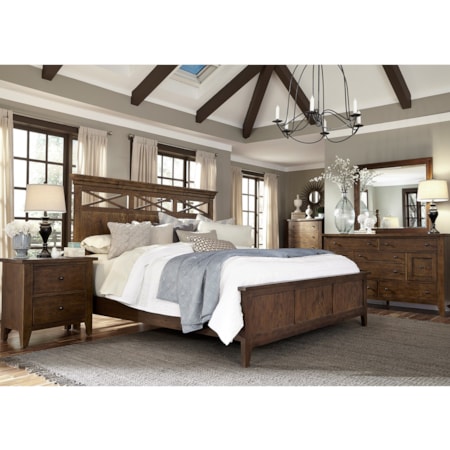 King Panel Bedroom Group