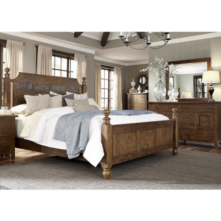 King Poster Bedroom Group