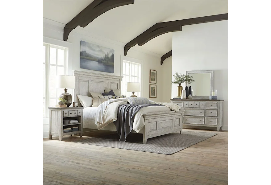 Heartland Queen Bedroom Group by Liberty Furniture at VanDrie Home Furnishings