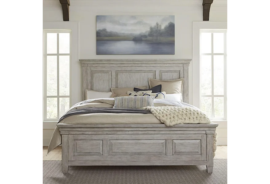 Heartland Queen Panel Bed by Liberty Furniture at Sheely's Furniture & Appliance
