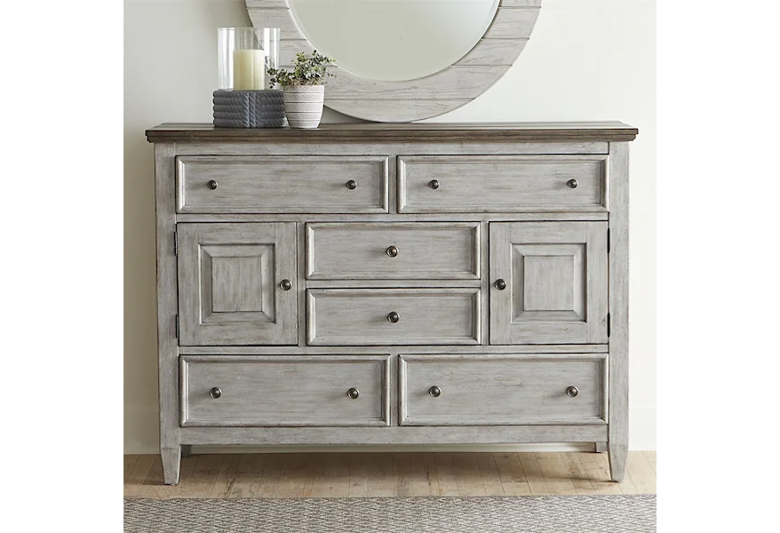 Heartland 2 Door 6 Drawer Chesser by Liberty Furniture at VanDrie Home Furnishings