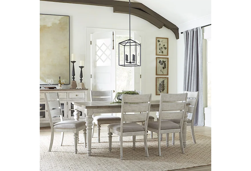Heartland 7-Piece Dining Set by Liberty Furniture at VanDrie Home Furnishings