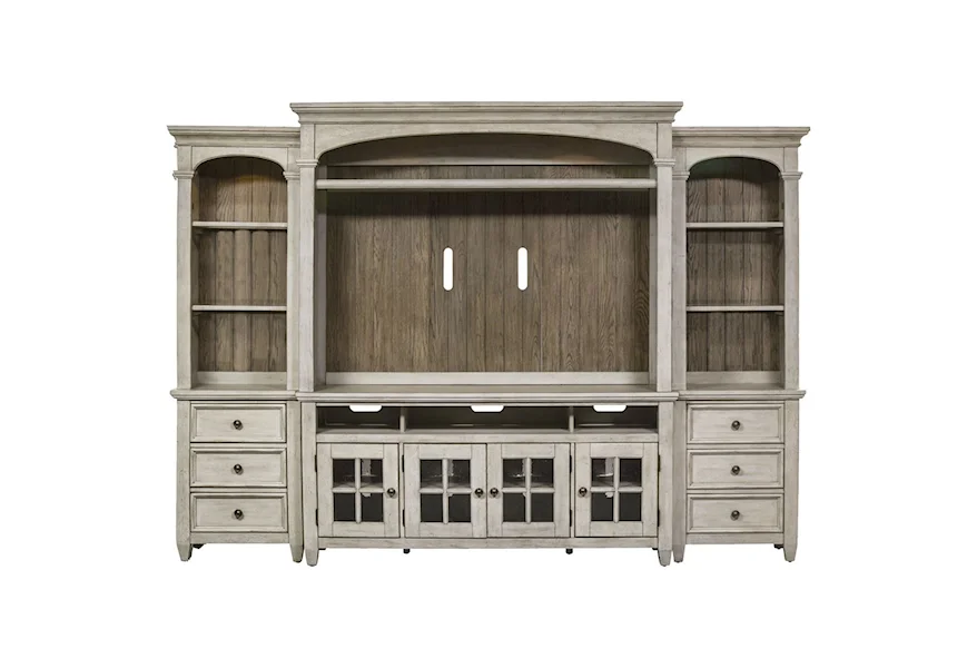 Heartland Entertainment Center with Piers by Liberty Furniture at VanDrie Home Furnishings