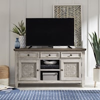Transitional 56 Inch Tile TV Console