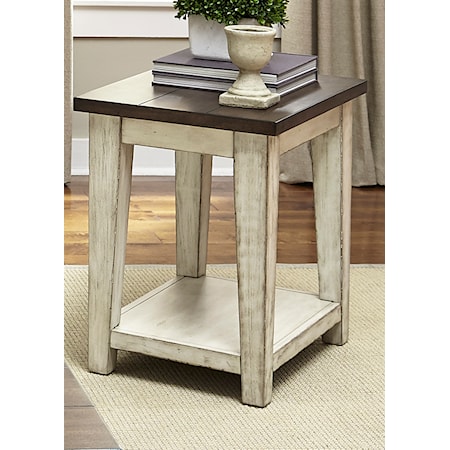 Rustic End Table