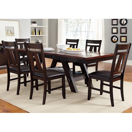 7 Piece Rectangular Table Set