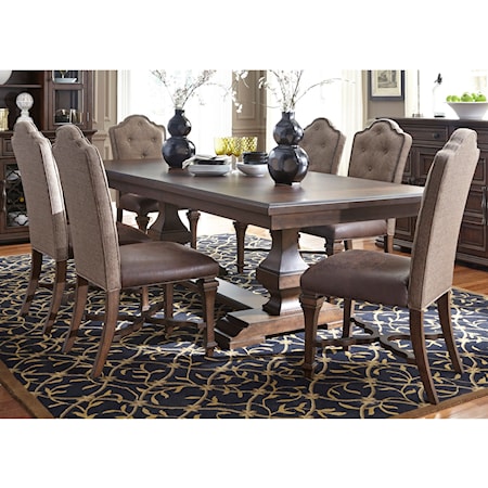 7 Piece Dining Table and Chair Set