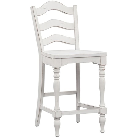 Ladder Back Counter Chair