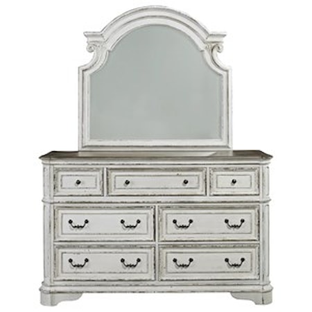 7 Drawer Dresser and Mirror