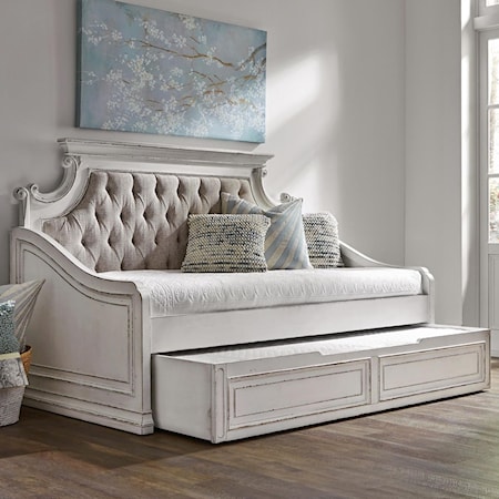 Twin Upholstered Trundle Daybed