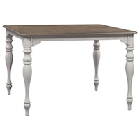 Cottage Counter Height Table with Removable Leaf