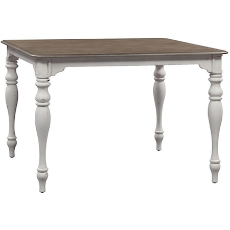 Cottage Counter Height Table with Removable Leaf