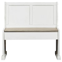 Cottage 37" Nook Bench with Storage