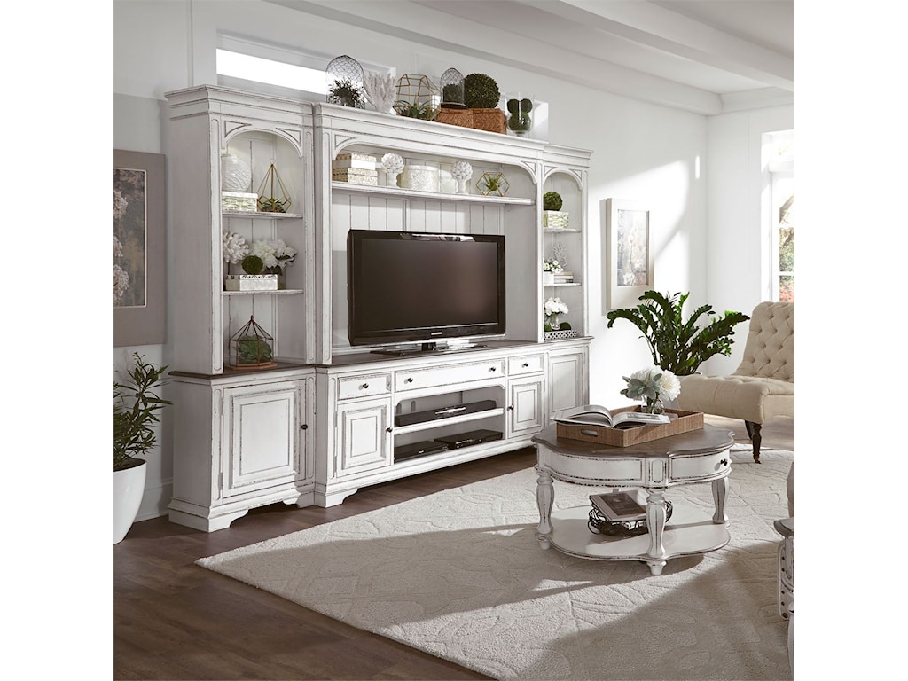 Liberty Furniture Magnolia Manor 73" TV Stand | Howell ...