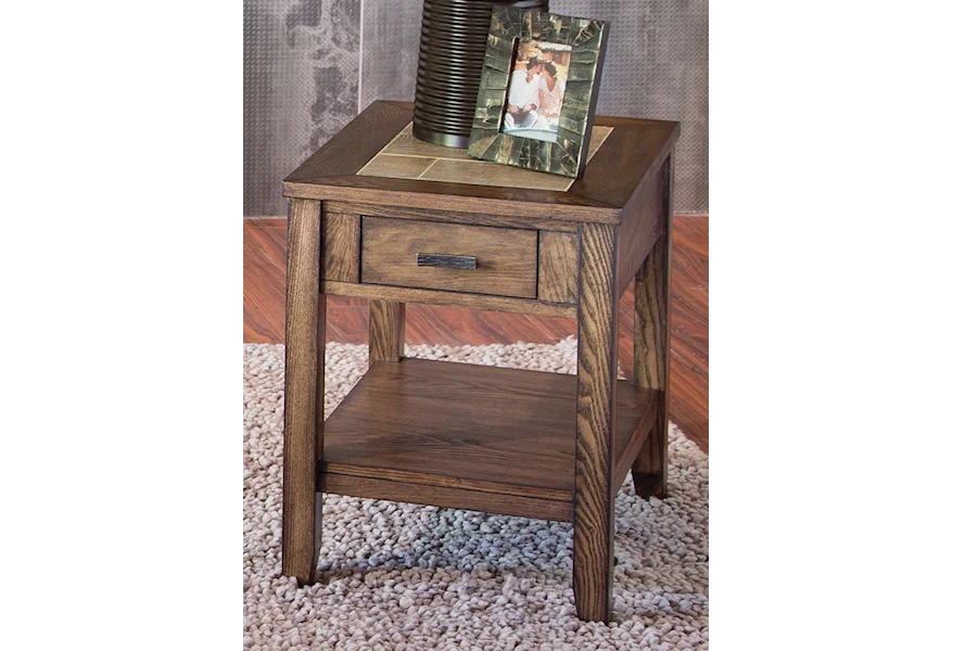 Mesa Valley Occasional Chair Side Table by Liberty Furniture at Johnny Janosik