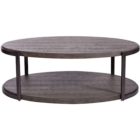 Oval Cocktail Table