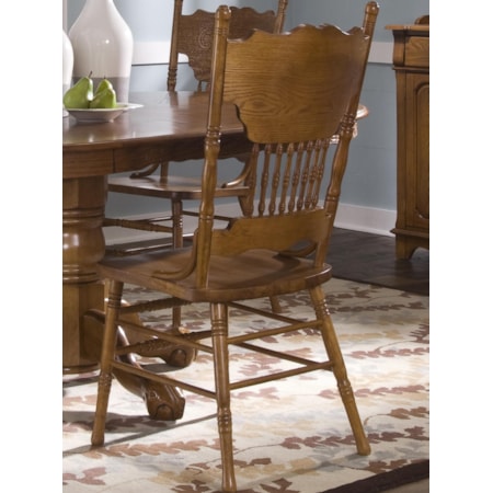 Double Press Back Side Chair